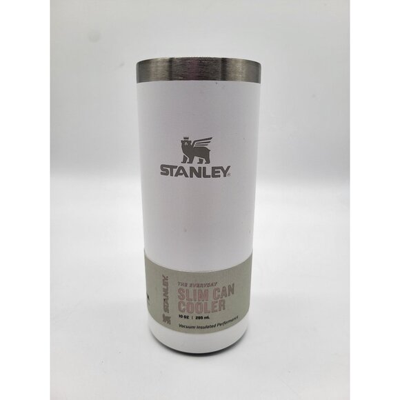 Stanley Other - Stanley 10 Oz The Everyday Slim Can Cooler Frost White Vacuum Insulated